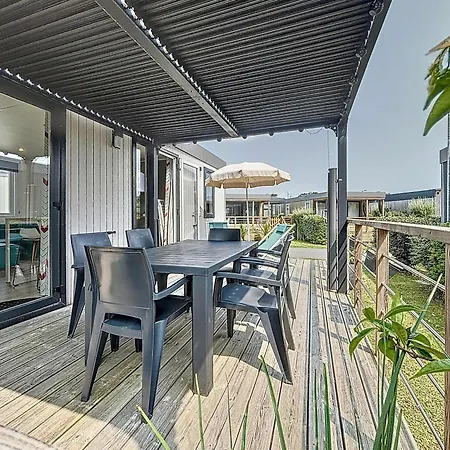 Mobil-home Grand Confort 4 Pers, 2 Ch, Piscine Chauffee A 200m De La - Fr-1-361a-65 Jullouville-les-Pins