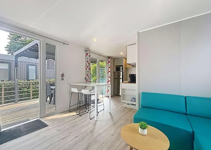 Mobil-home Grand Confort 4 Pers, 2 Ch, Piscine Chauffee A 200m De La - Fr-1-361a-65 Jullouville-les-Pins