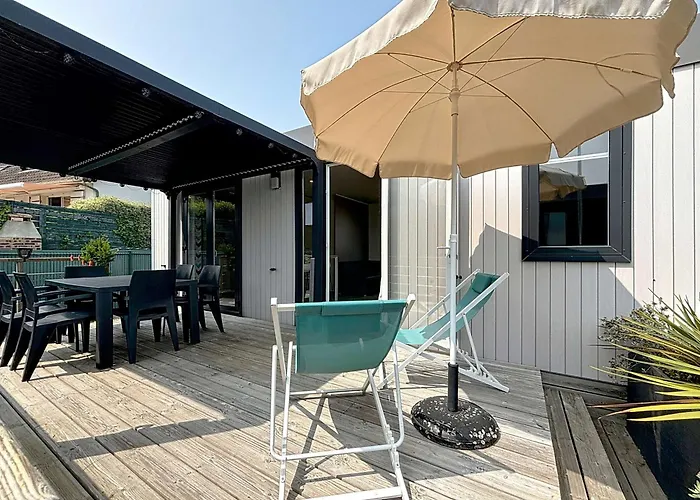 Mobil-home Grand Confort 4 Pers, 2 Ch, Piscine Chauffee A 200m De La - Fr-1-361a-65 * Jullouville-les-Pins